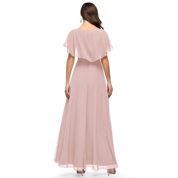 Azazie Jamie in Dusty Rose - Picture 3 of 5